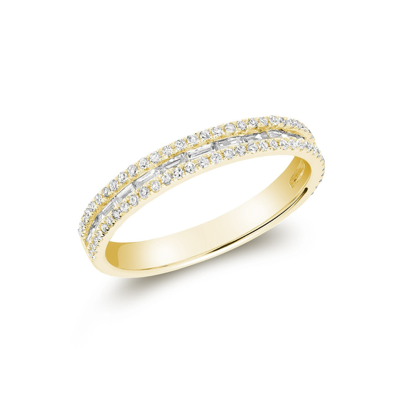 Semi Baguette Diamond Eternity Ring