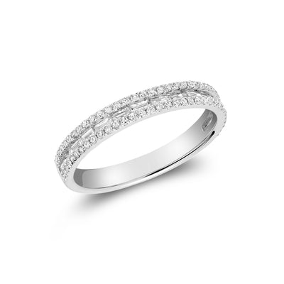 Semi Baguette Diamond Eternity Ring